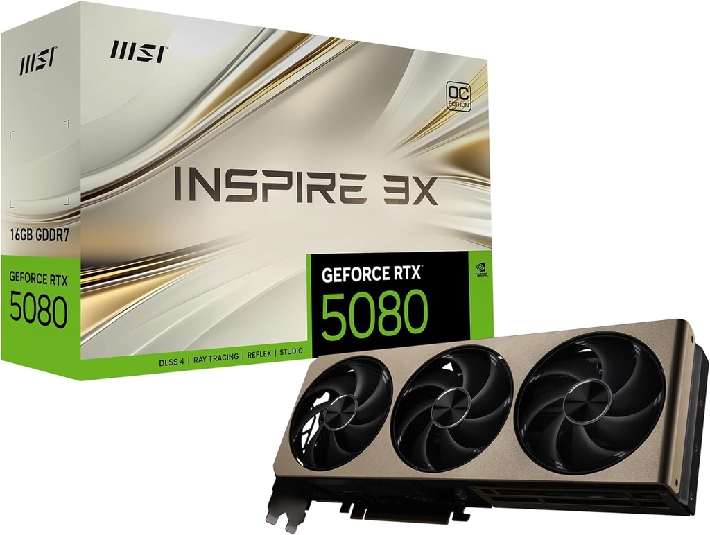MSI RTX5080 16gb Inspire 3x OC