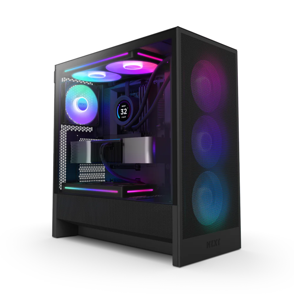 NZXT Cabinet H5 Flow RGB Black