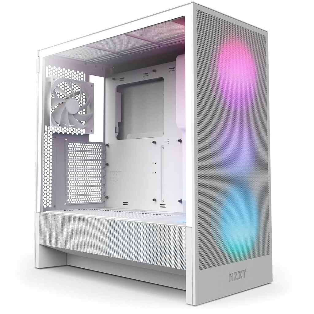 NZXT Cabinet H5 Flow RGB White