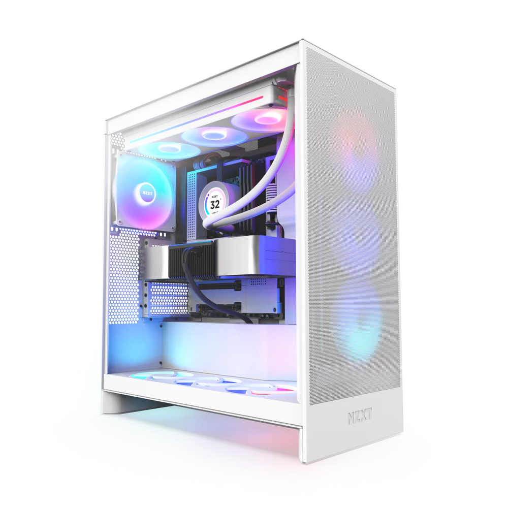 NZXT Cabinet H7 Flow RGB White