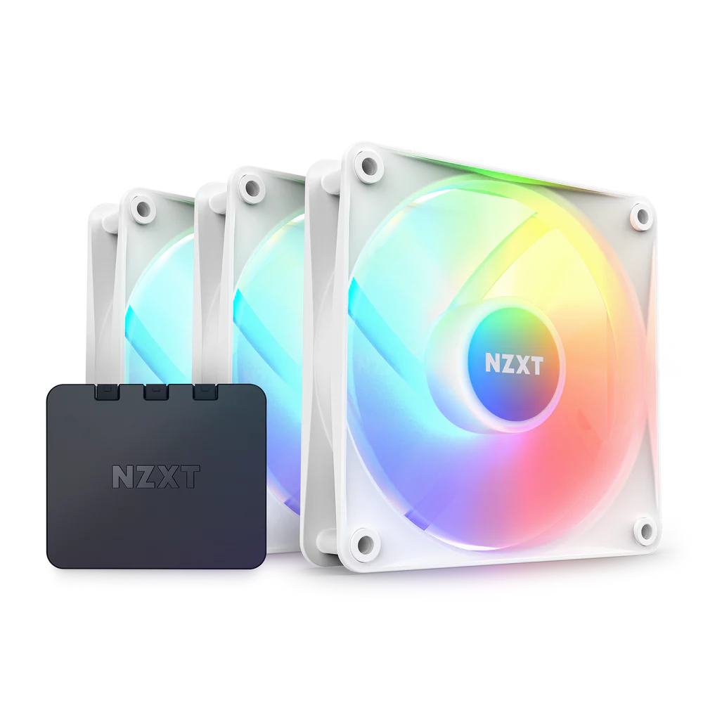 NZXT F120RGB Core Triple Pack White
