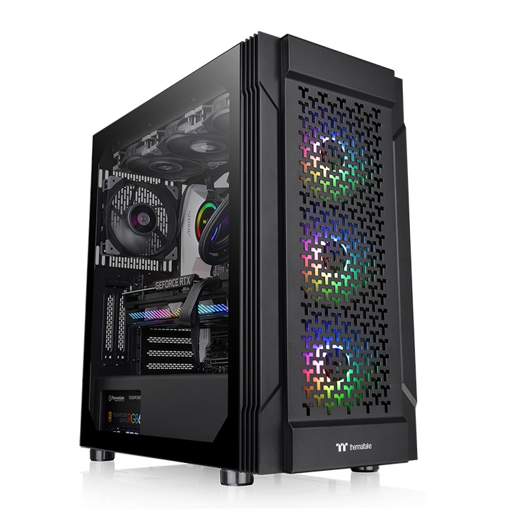 Thermaltake Cabinet Versa T27 TG ARGB Black