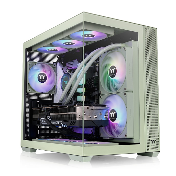 Thermaltake View 380 Argb Matcha Green