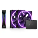 NZXT F120 RGB DUO 120mm Triple Pack Black