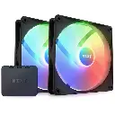 NZXT F140RGB Core Twin Pack Black
