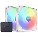 NZXT F140RGB Core Twin Pack White